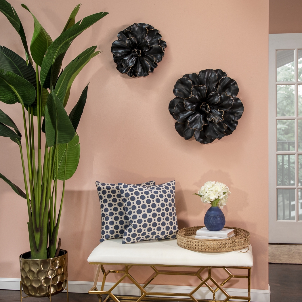 Willkerson Black Wall Decor - Thumbnail - Image 2