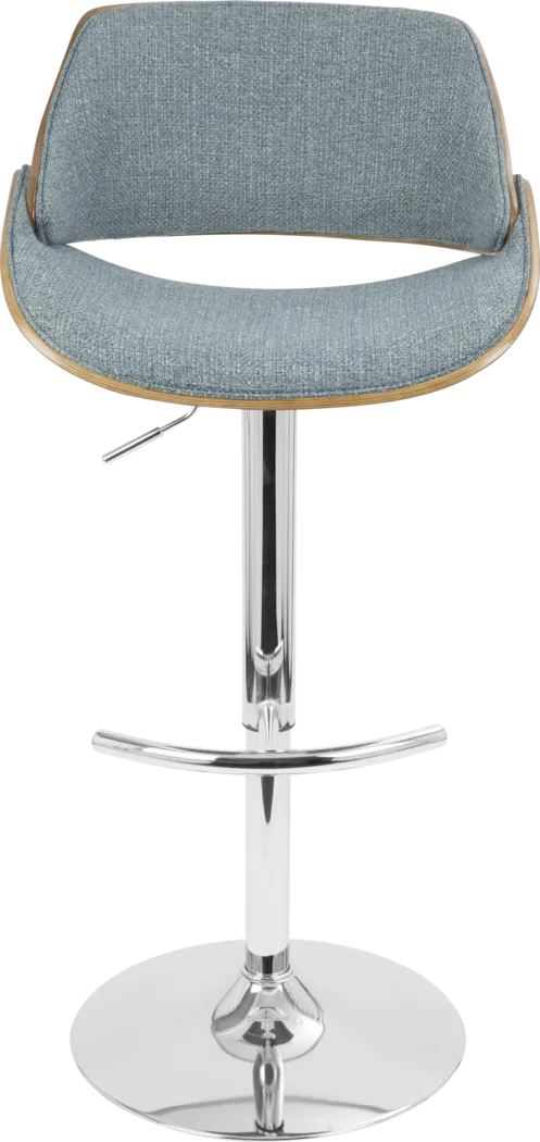 Willmann Blue Adjustable Barstool, Set of 2 - Thumbnail - Image 7