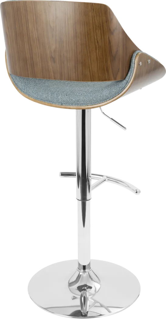 Willmann Blue Adjustable Barstool, Set of 2 - Thumbnail - Image 8