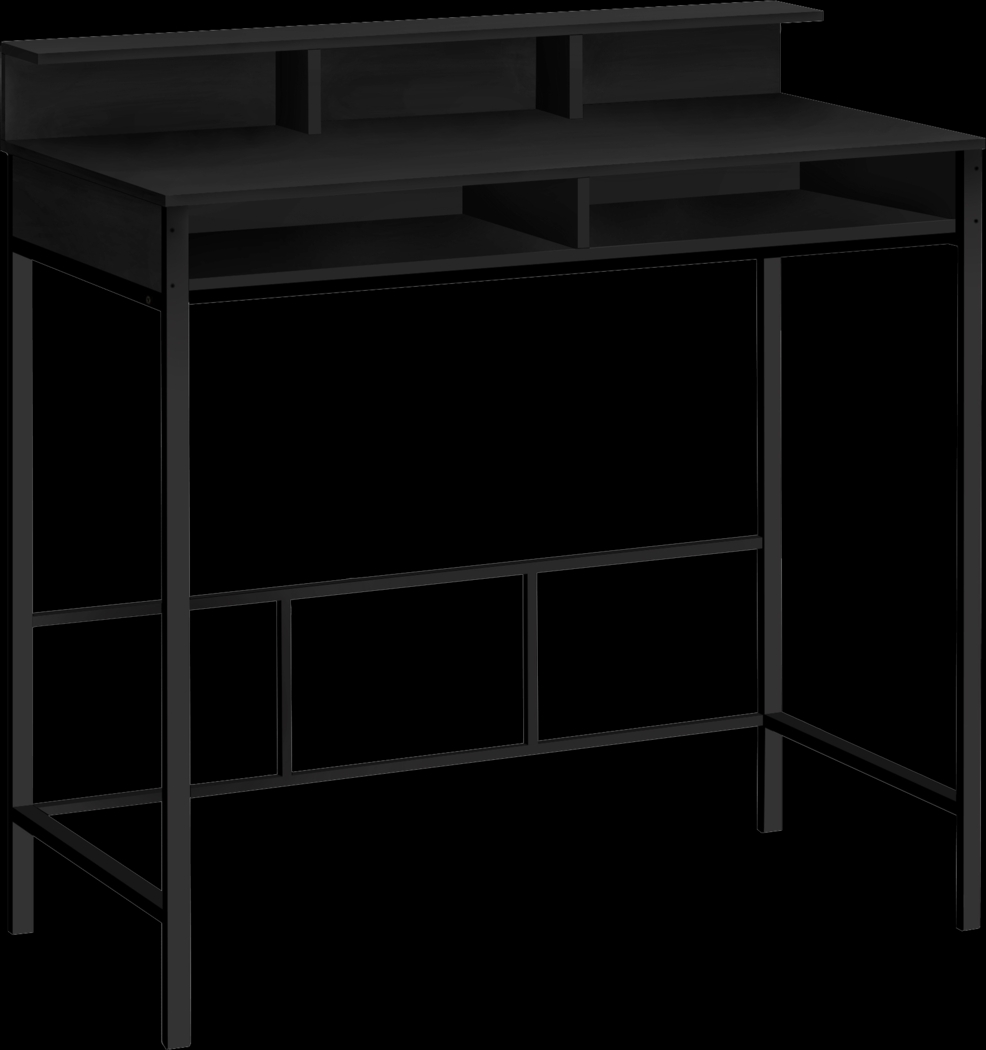 Willmerdean Black Desk - Thumbnail - Image 1