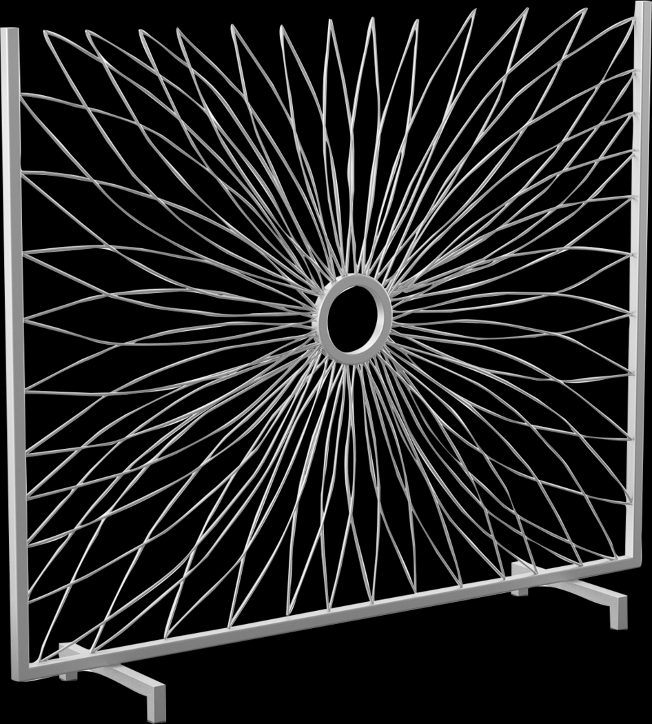 Willowblue Silver Fireplace Screen - Thumbnail - Image 2