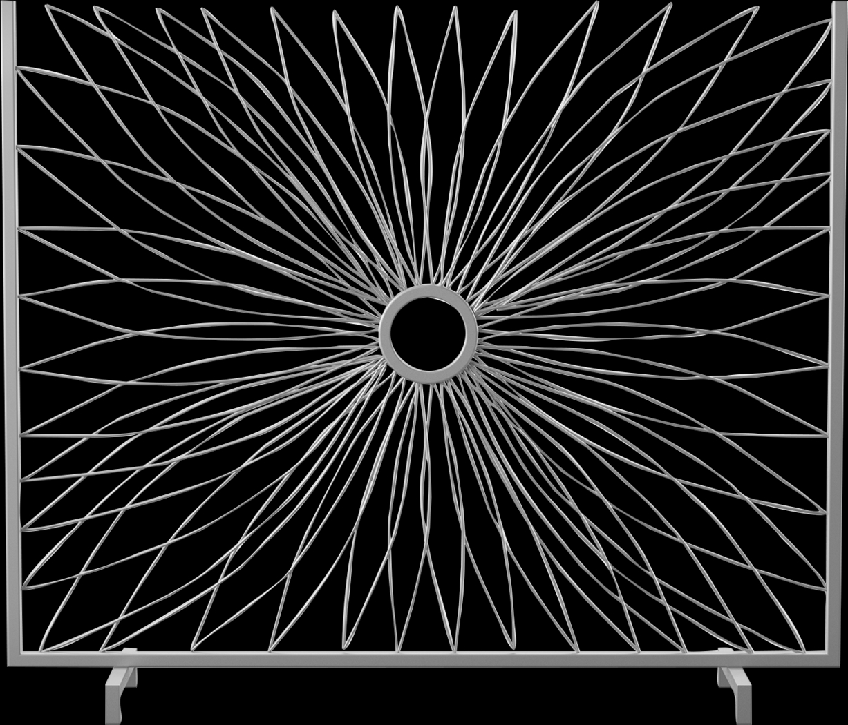 Willowblue Silver Fireplace Screen - Thumbnail - Image 1