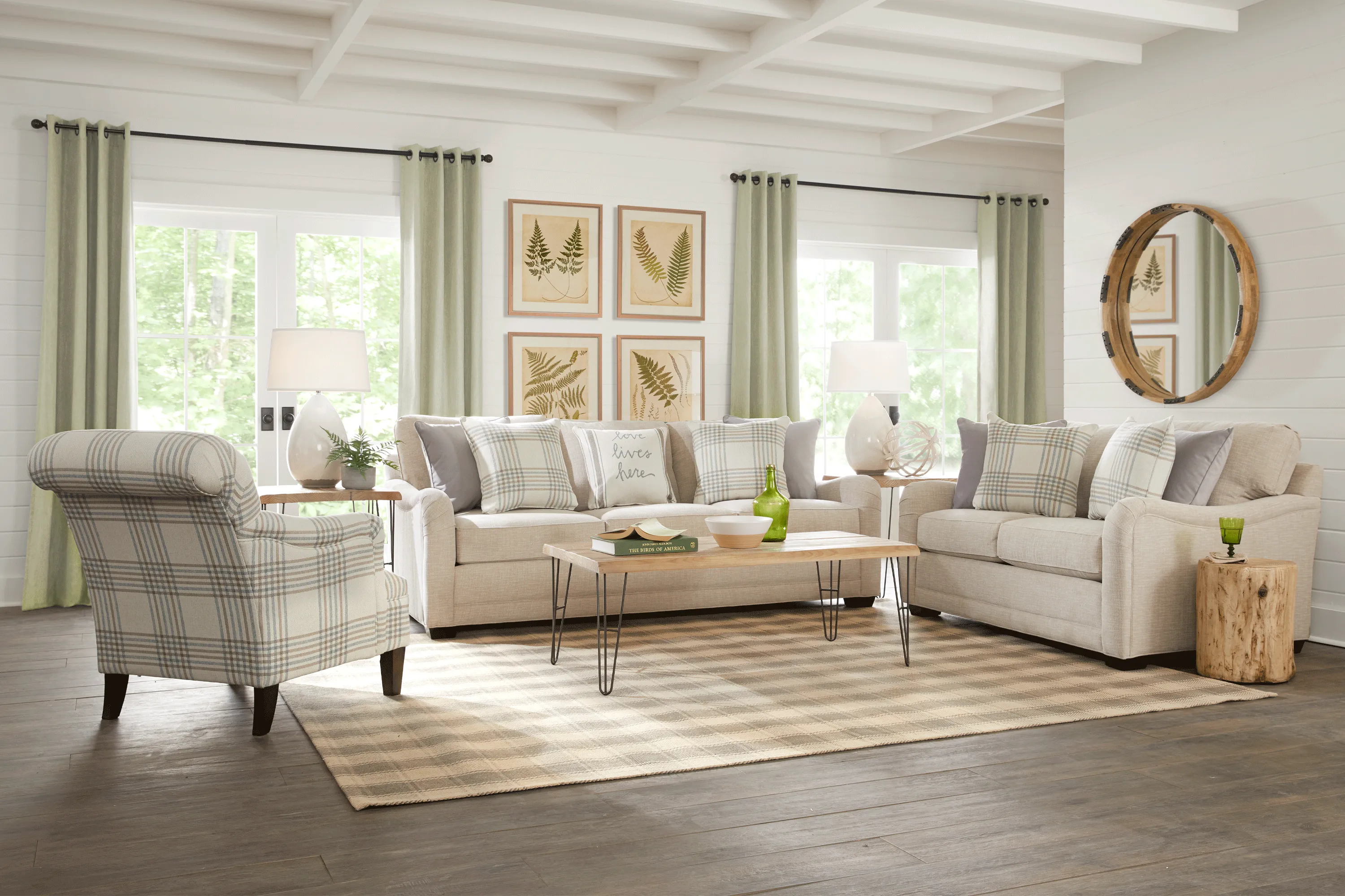 Willowbrook Stone 8 Pc Living Room - Thumbnail - Image 1