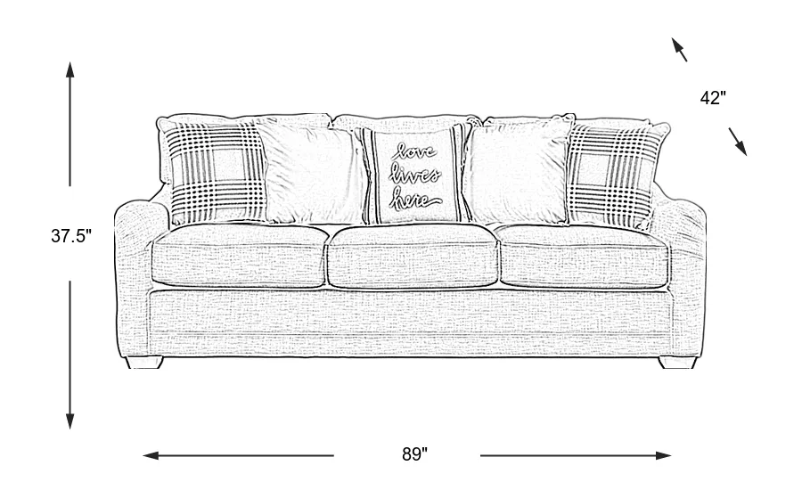 Dimension Image. Please refer to the Dimension Tab on this page for dimension details.