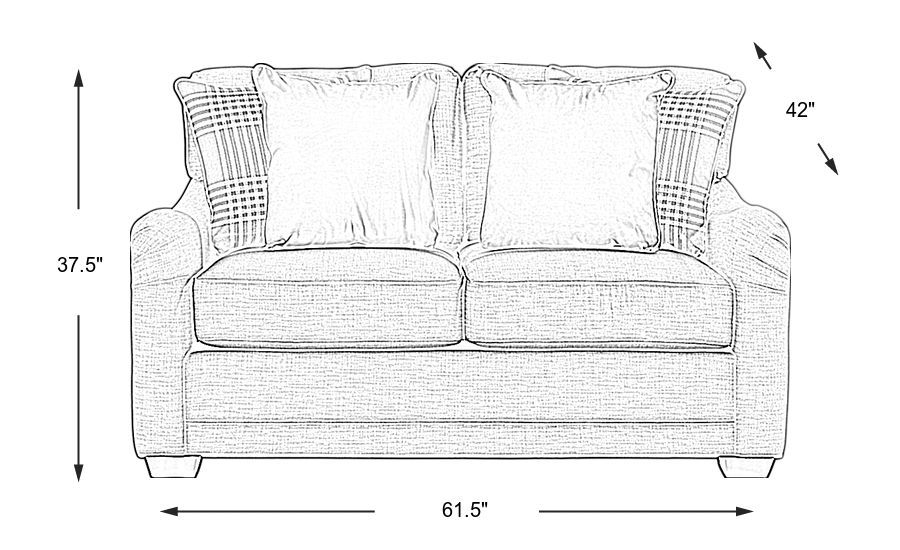 Dimension Image. Please refer to the Dimension Tab on this page for dimension details.