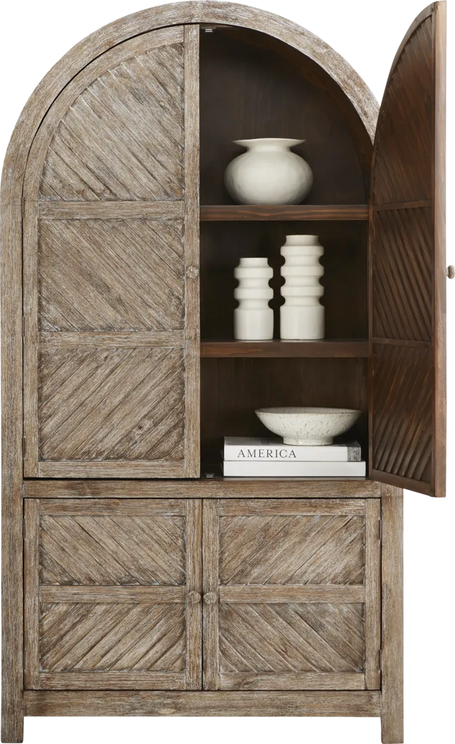 Willowcrest Brown Cabinet - Thumbnail - Image 2