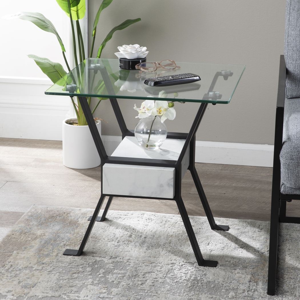 Willowglen Black End Table - Thumbnail - Image 2