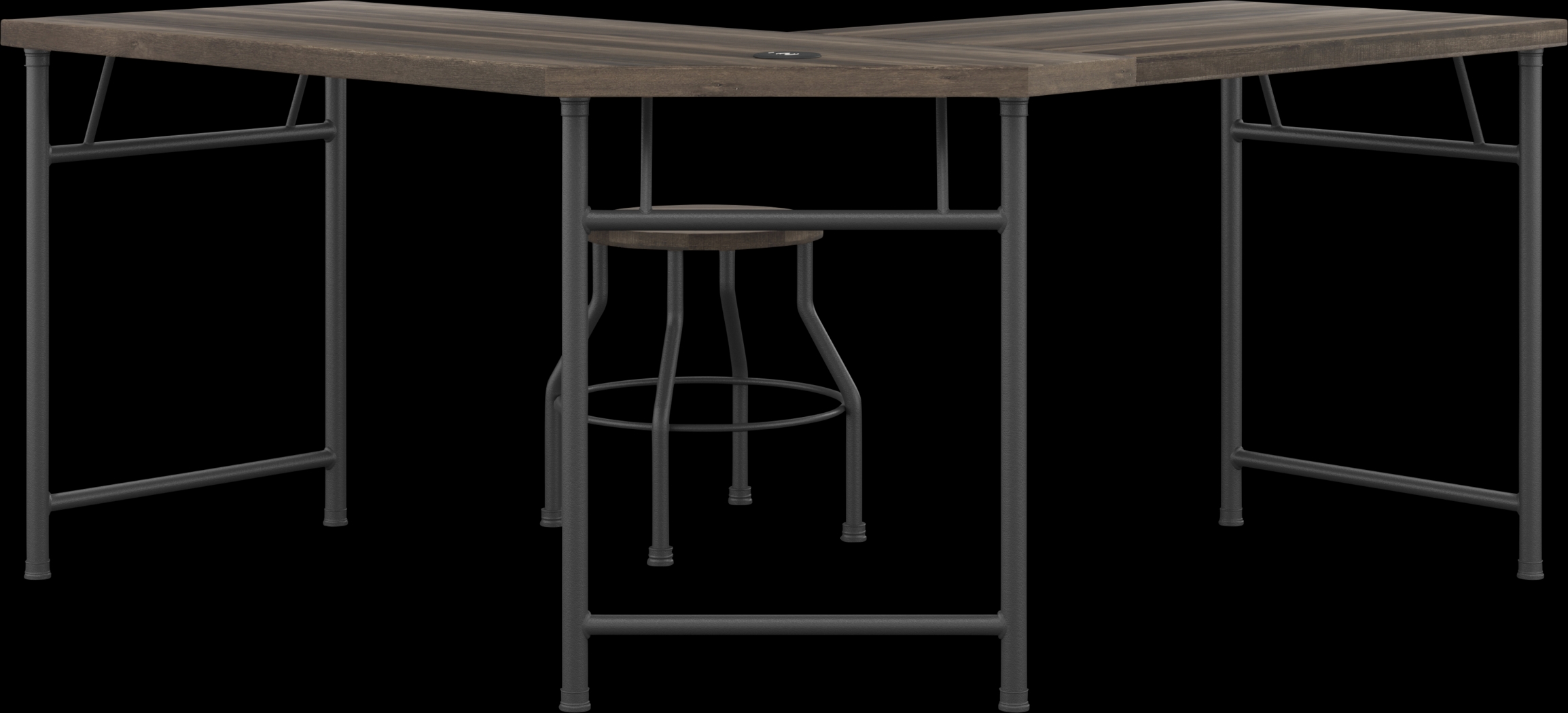 Willowmeade Brown Desk - Thumbnail - Image 3