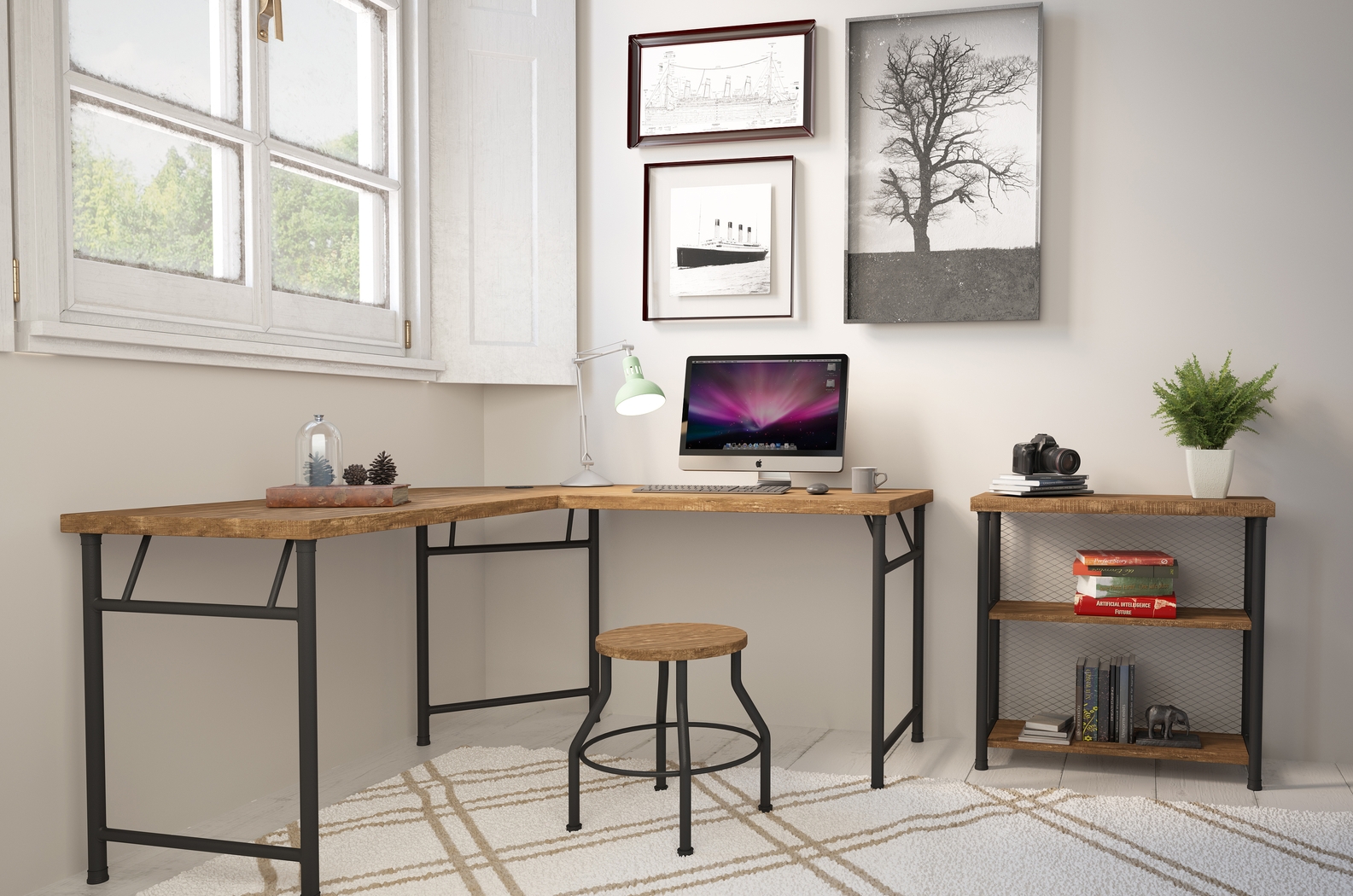 Willowmeade Oak Desk - Thumbnail - Image 7