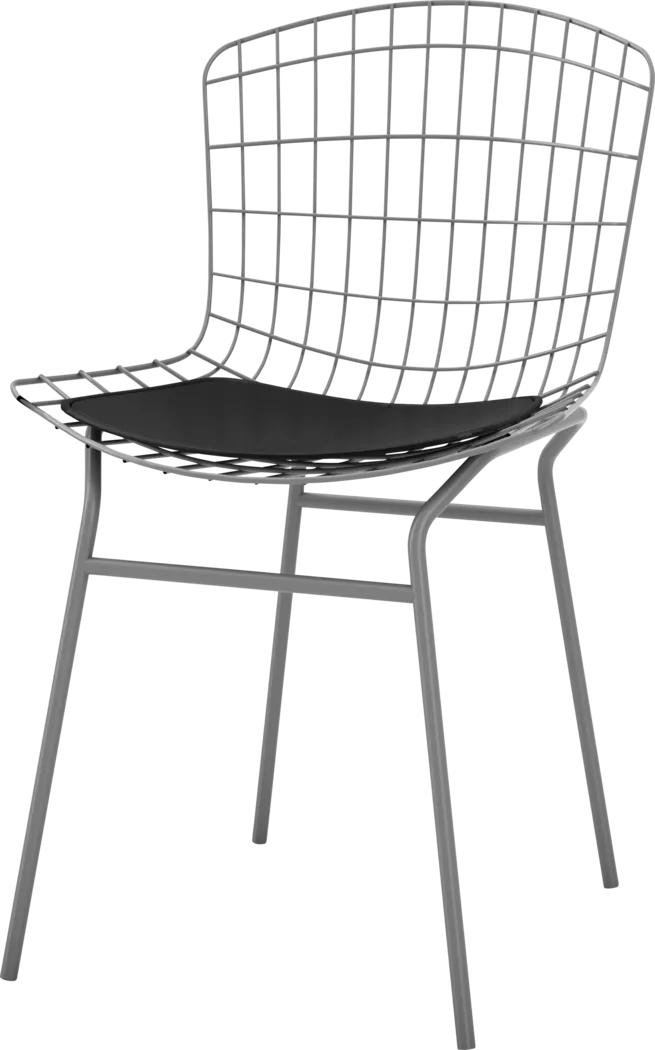 Willowrun Black Side Chair, Set of 2 - Thumbnail - Image 2