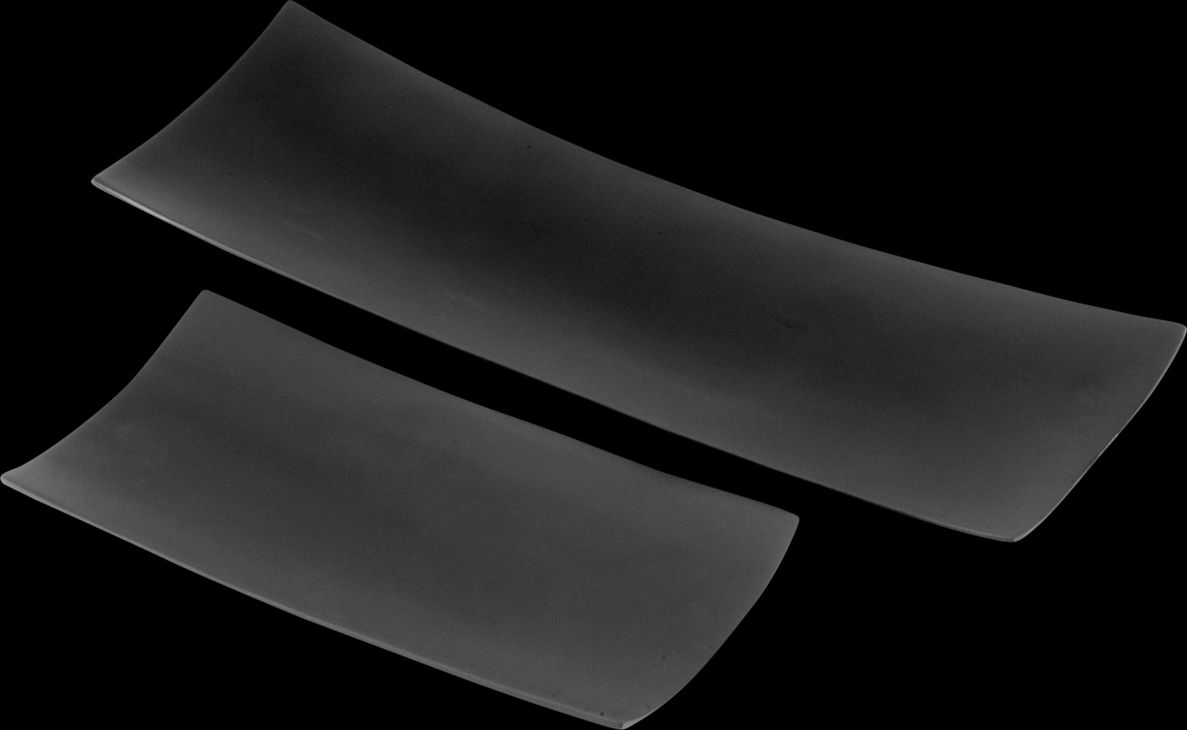 Willowtree Black Tray, Set of 2 - Thumbnail - Image 1