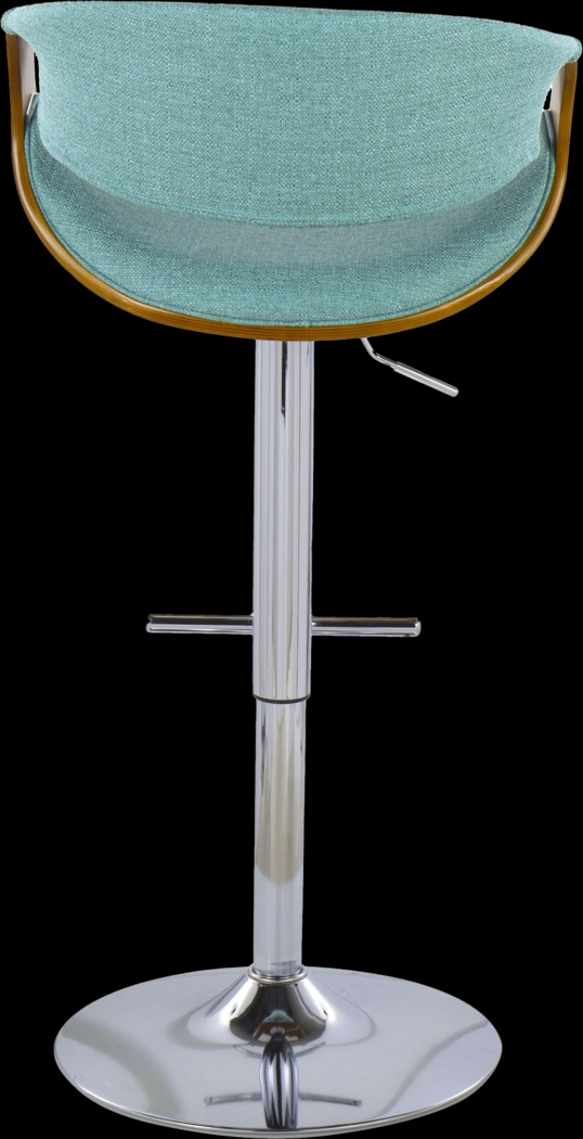 Willowwick Teal Adjustable Barstool, Set of 2 - Thumbnail - Image 5