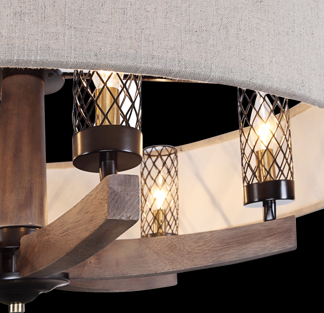 Willridge Grove Brown Chandelier - Thumbnail - Image 4