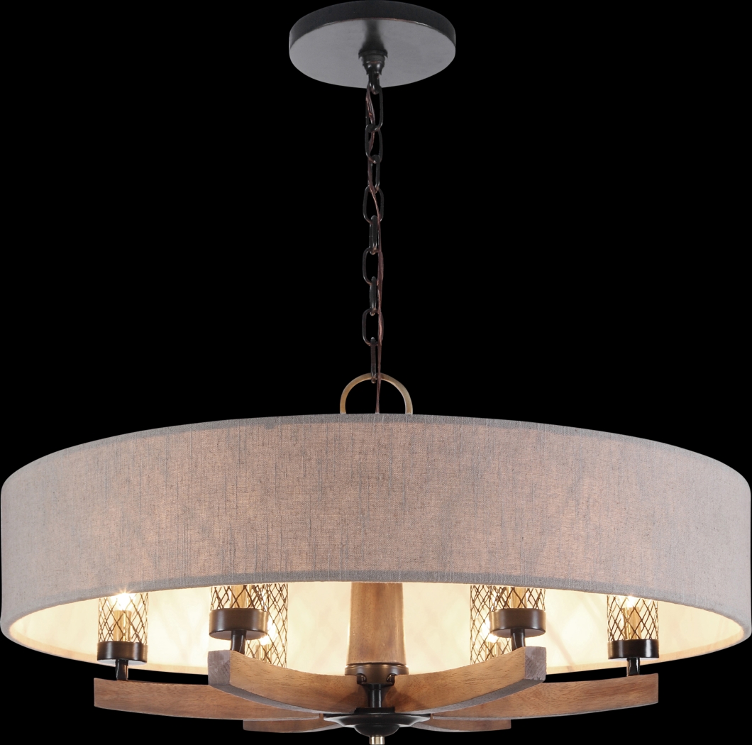 Willridge Grove Brown Chandelier - Thumbnail - Image 1