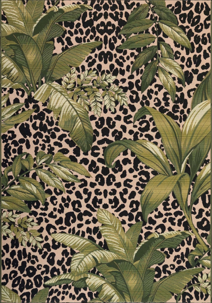 Willtown Green 4'10 x 7'6 Indoor/Outdoor Rug - Thumbnail - Image 1