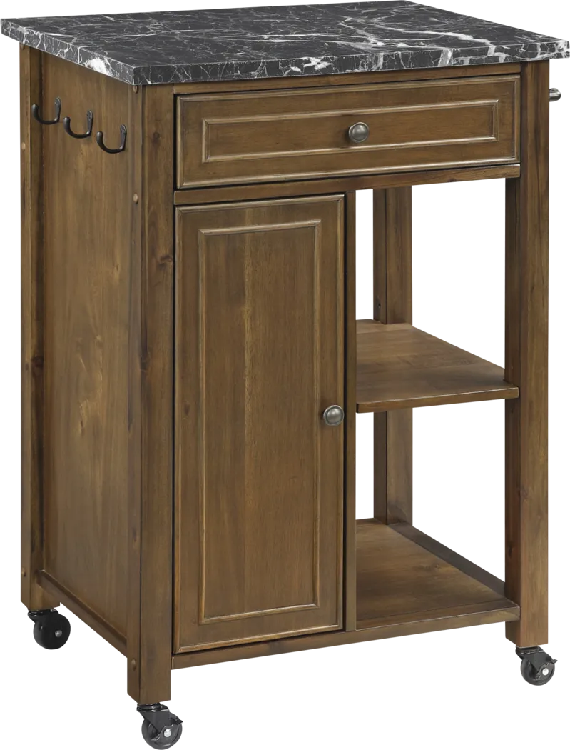 Wilm Oak Kitchen Cart - Thumbnail - Image 1