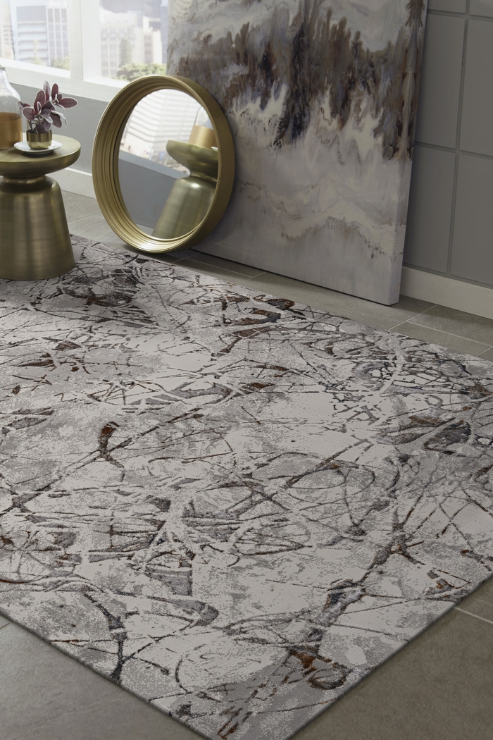 Wilmagne Ivory 5'3 x 7'7 Rug - Thumbnail - Image 2