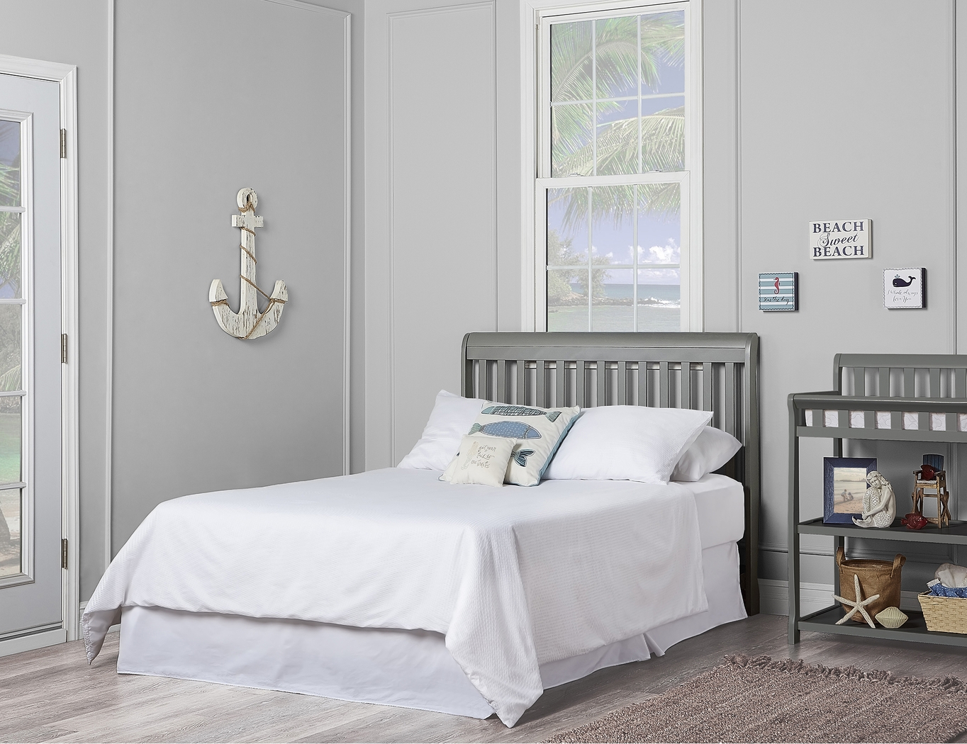 Wilmore Gray Convertible Crib - Thumbnail - Image 13