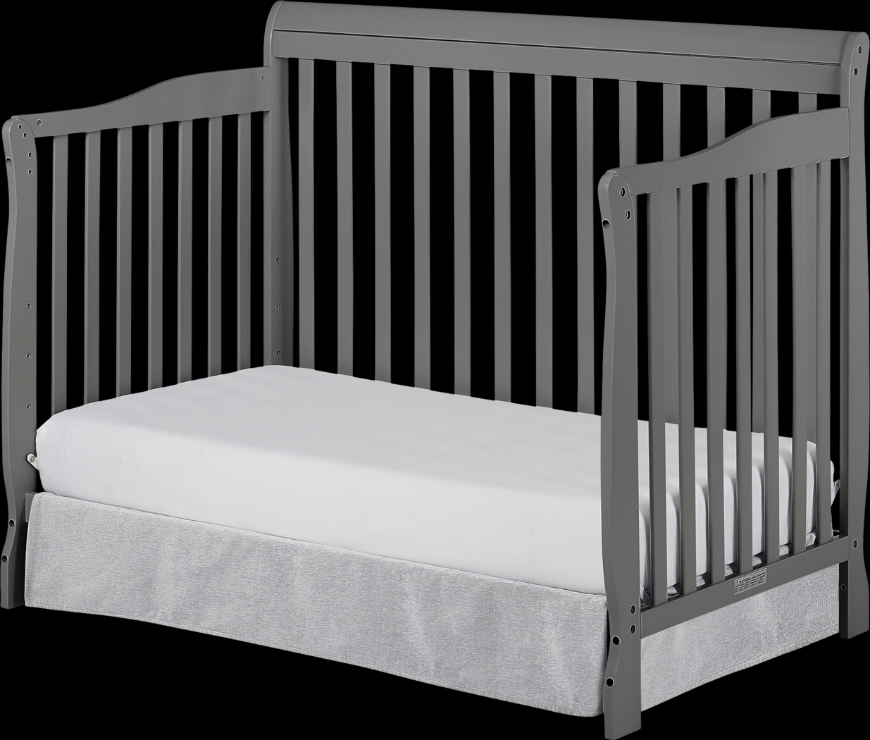 Wilmore Gray Convertible Crib - Thumbnail - Image 5