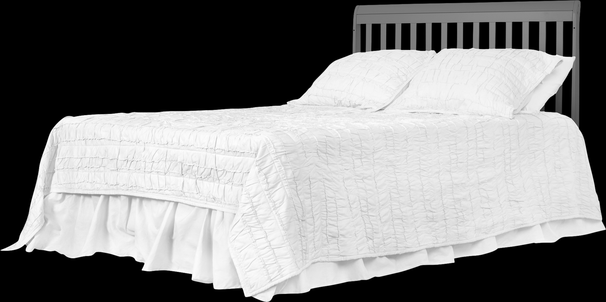 Wilmore Gray Convertible Crib - Thumbnail - Image 7