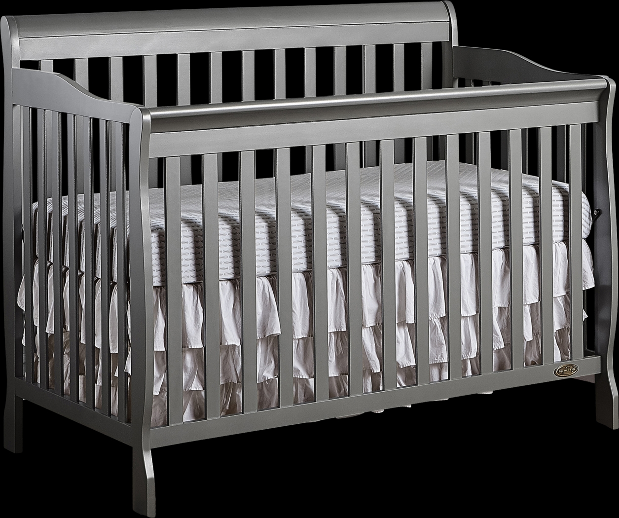 Wilmore Gray Convertible Crib - Thumbnail - Image 8