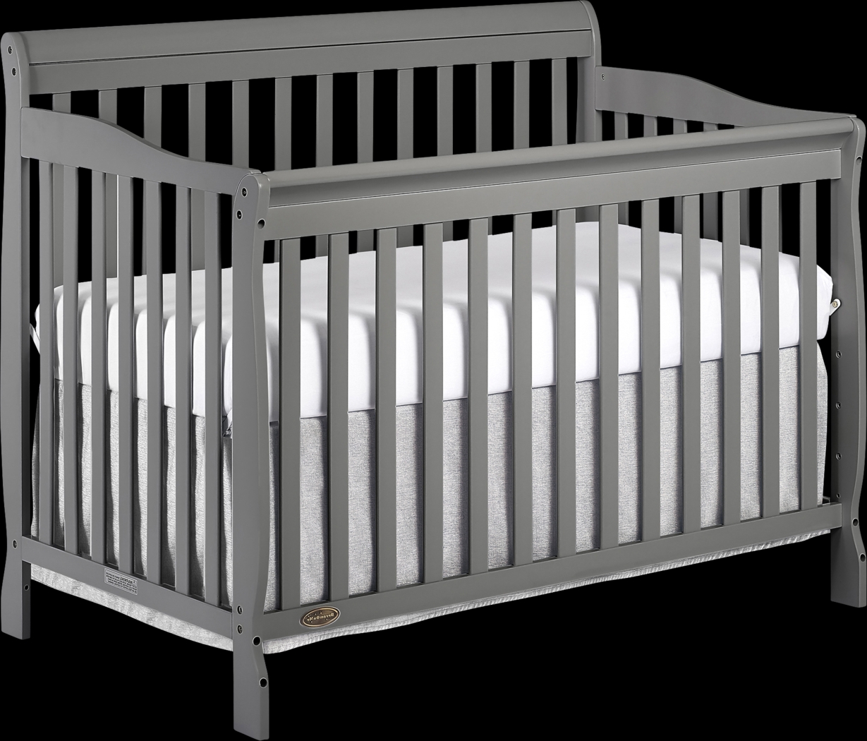 Wilmore Gray Convertible Crib - Thumbnail - Image 1