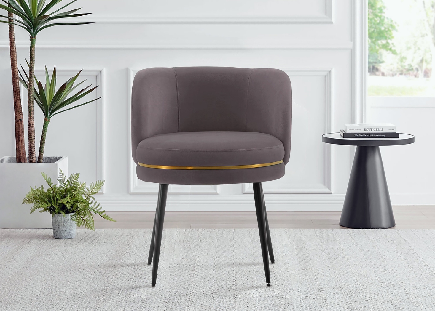 Wilogreen Gray Side Chair - Thumbnail - Image 2
