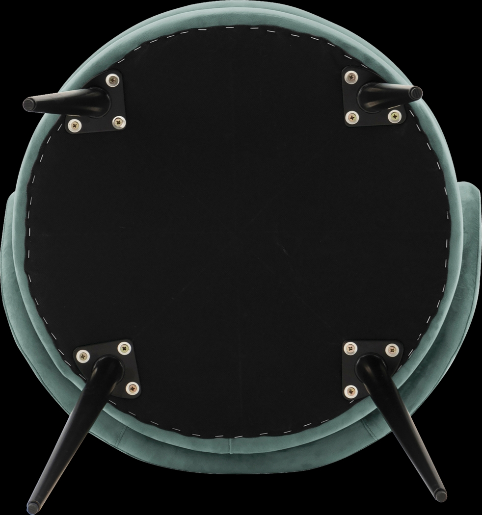 Wilogreen Green Side Chair - Thumbnail - Image 5