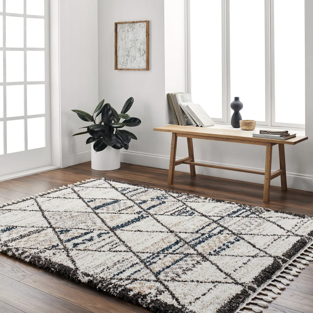 Wilrial Ivory 7'10 x 10' Area Rug - Thumbnail - Image 2
