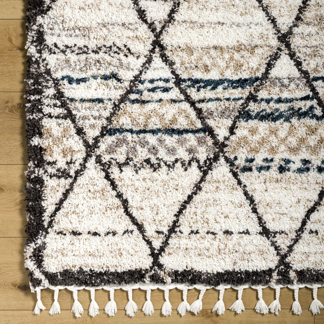 Wilrial Ivory 7'10 x 10' Area Rug - Thumbnail - Image 4