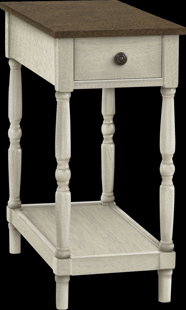 Wilrob White Accent Table - Thumbnail - Image 1