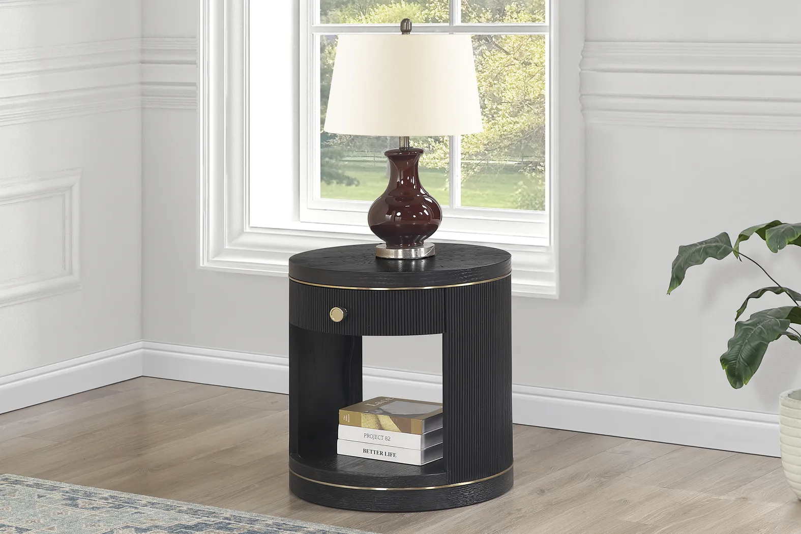 Wilshire Black 2 Pc Table Set - Thumbnail - Image 7