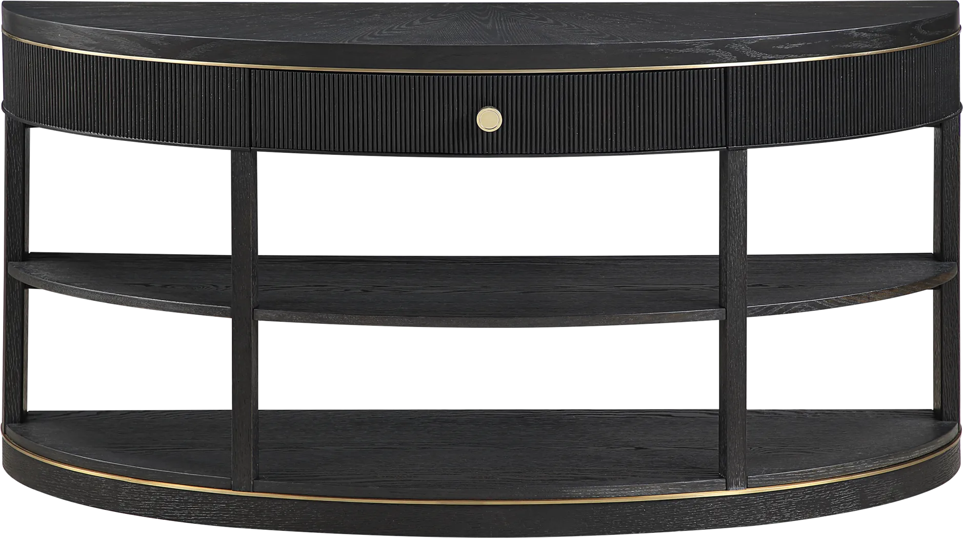 Wilshire Black Sofa Table - Thumbnail - Image 1