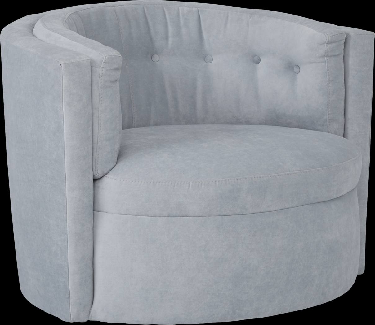 Wilshire Boulevard Gray Accent Chair - Thumbnail - Image 1