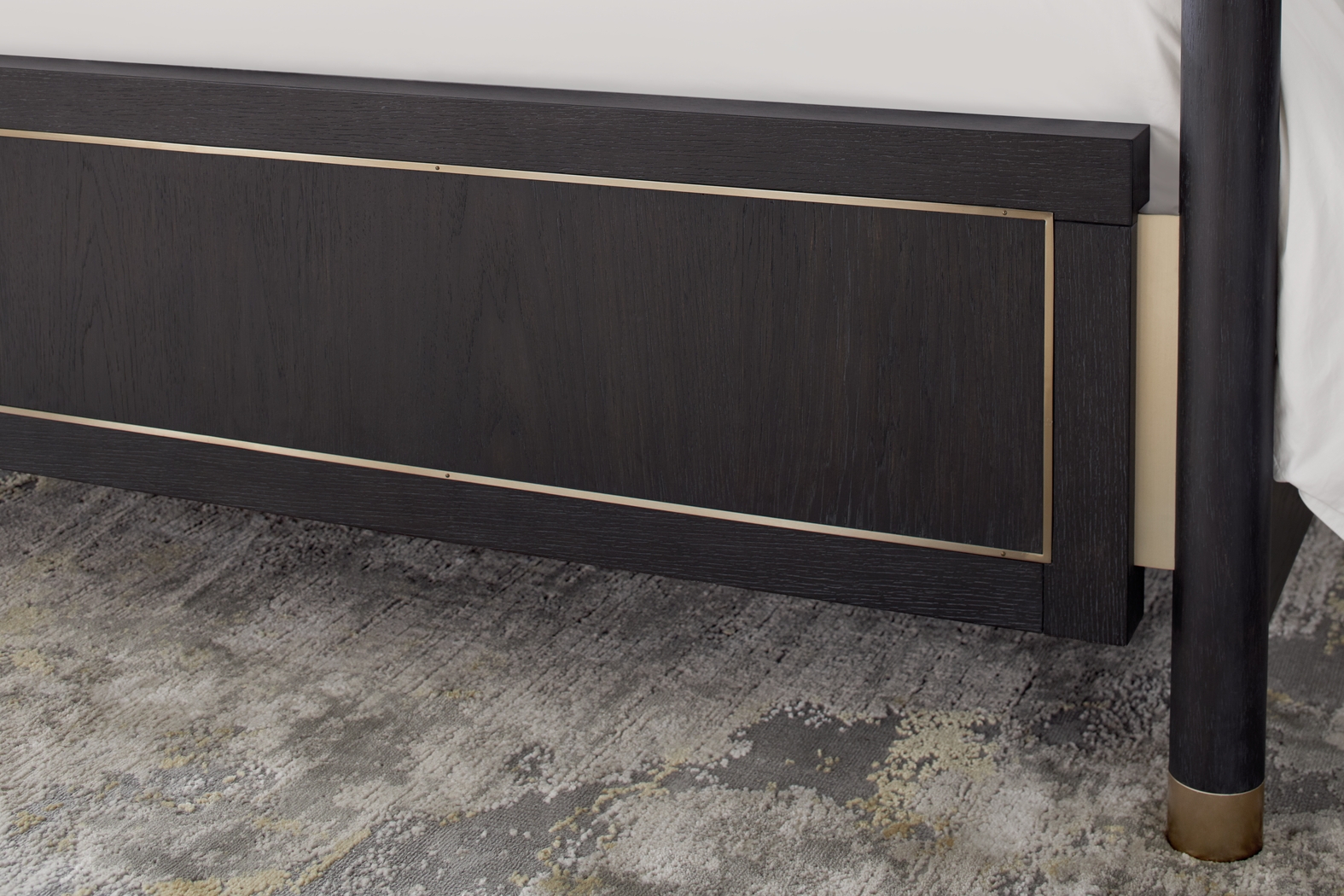 Wilshire Merlot 7 Pc King Canopy Bedroom - Thumbnail - Image 5