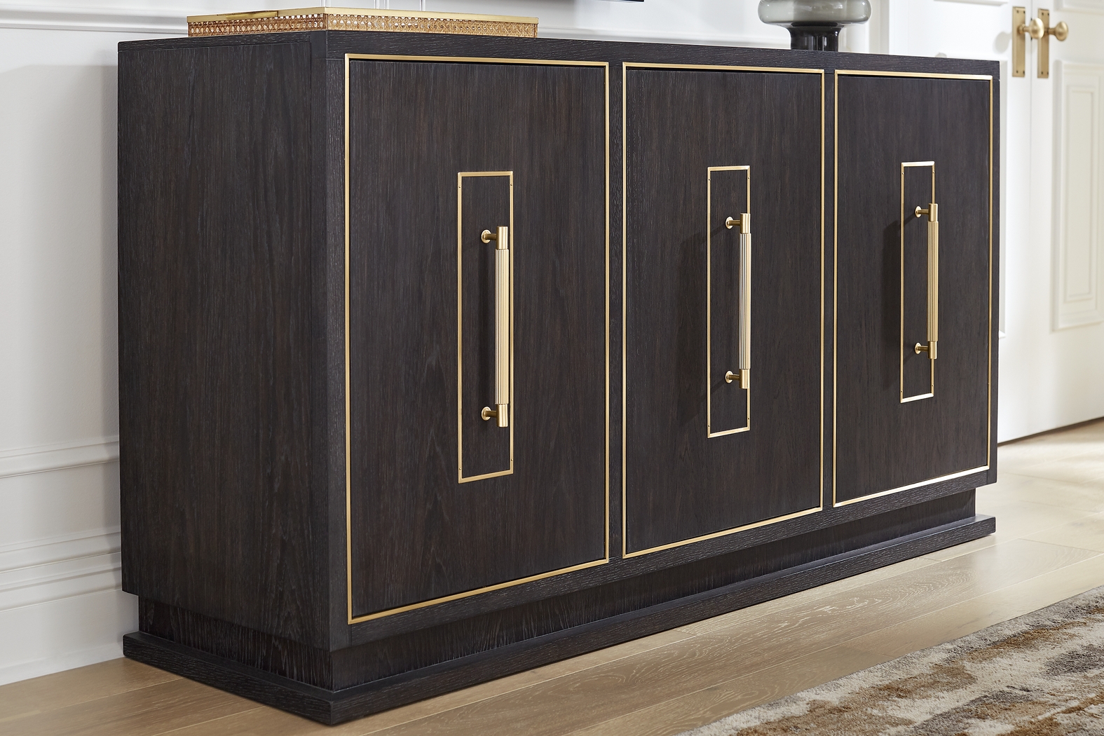 Wilshire Merlot 8 Pc Dining Room with Upholstered Chairs - Thumbnail - Image 10