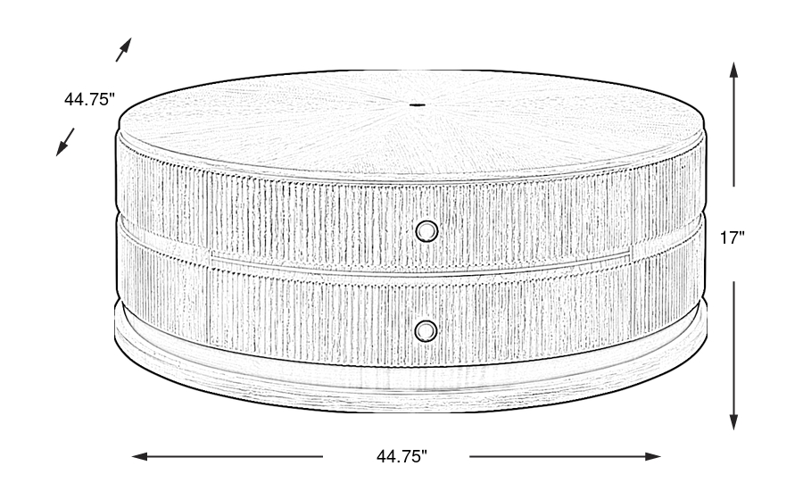 Dimension Image. Please refer to the Dimension Tab on this page for dimension details.