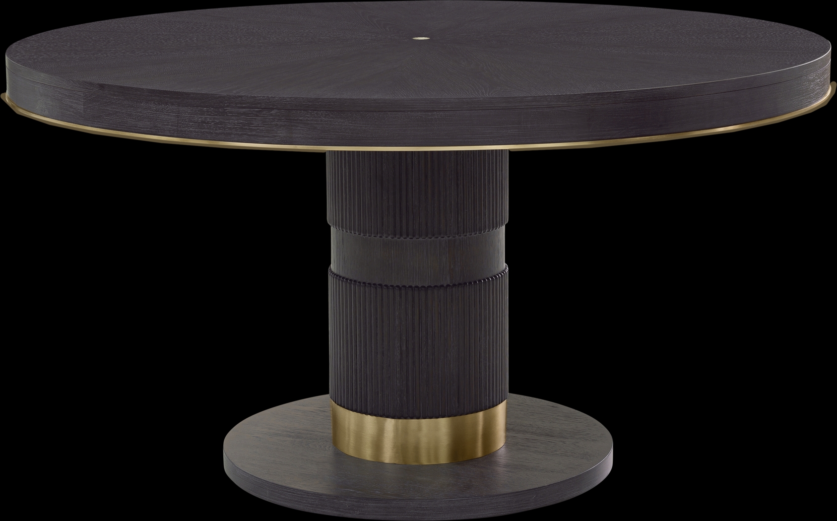 Wilshire Merlot 5 Pc Round Dining Room with Upholstered Chairs - Thumbnail - Image 2