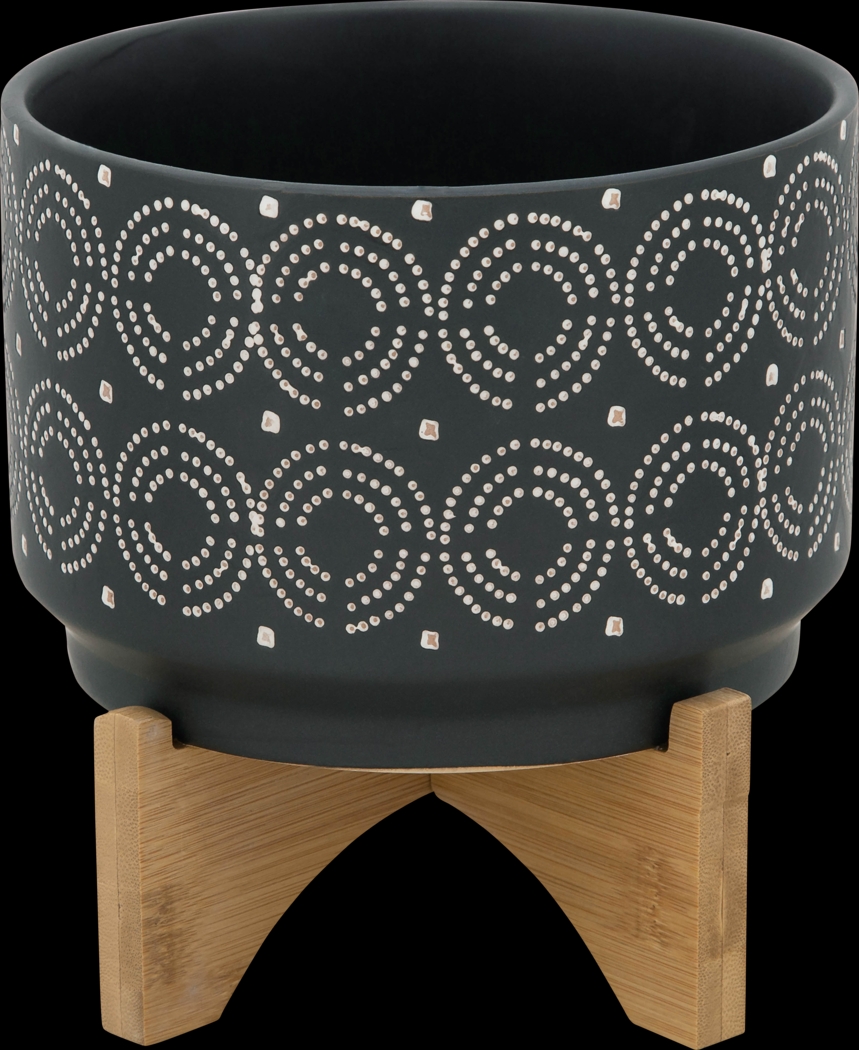 Wilshyre Black Planter - Thumbnail - Image 1