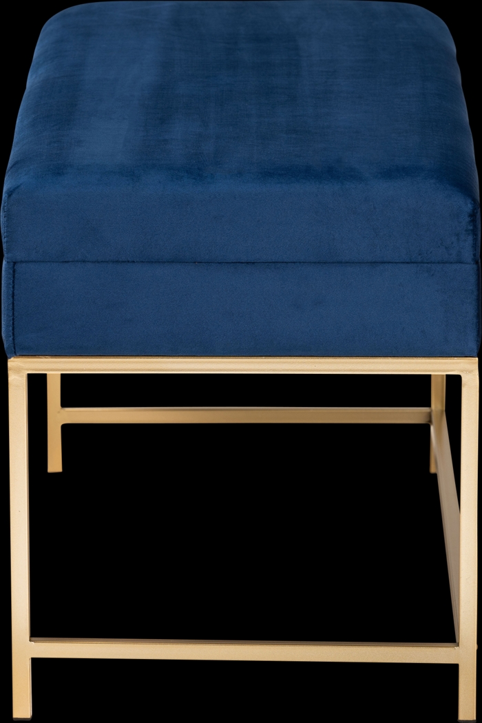 Wiltz Blue Storage Ottoman - Thumbnail - Image 4