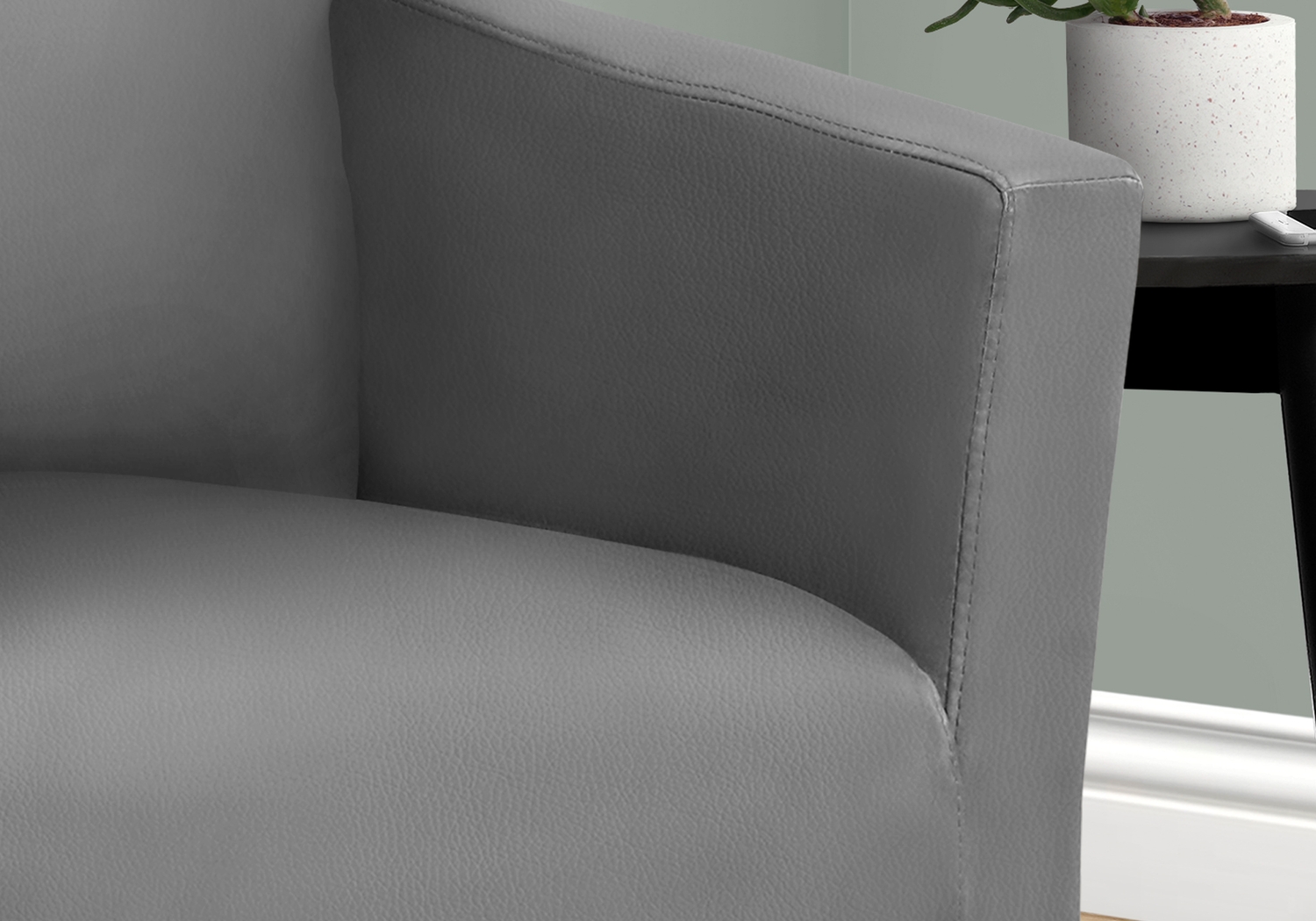 Wilway Gray Accent Chair - Thumbnail - Image 3