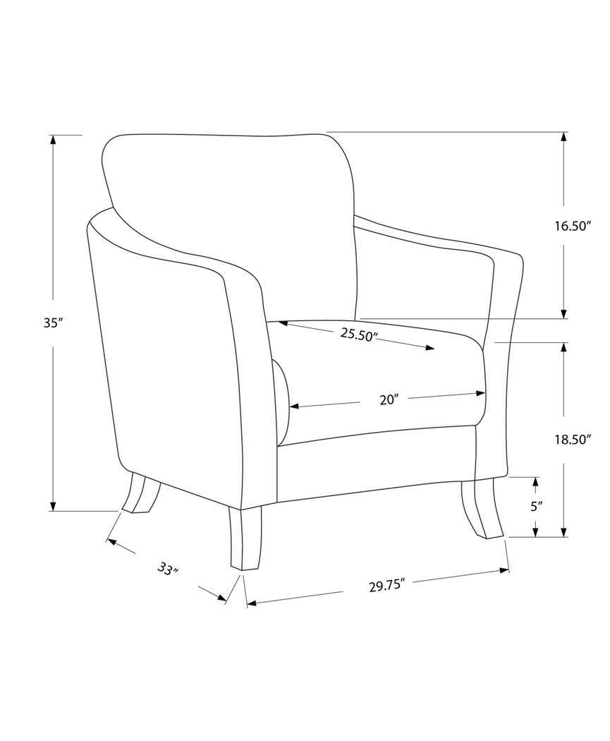 Wilway Gray Accent Chair - Thumbnail - Image 4