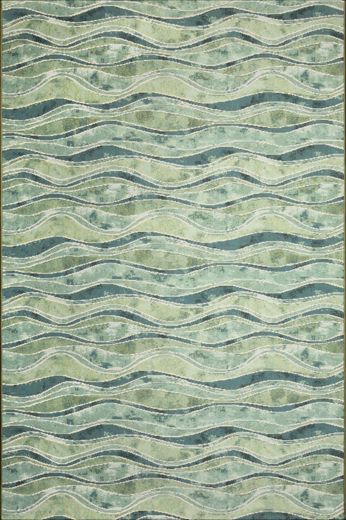 Wimasa Green 6'6 x 9'4 Indoor/Outdoor Rug - Thumbnail - Image 1
