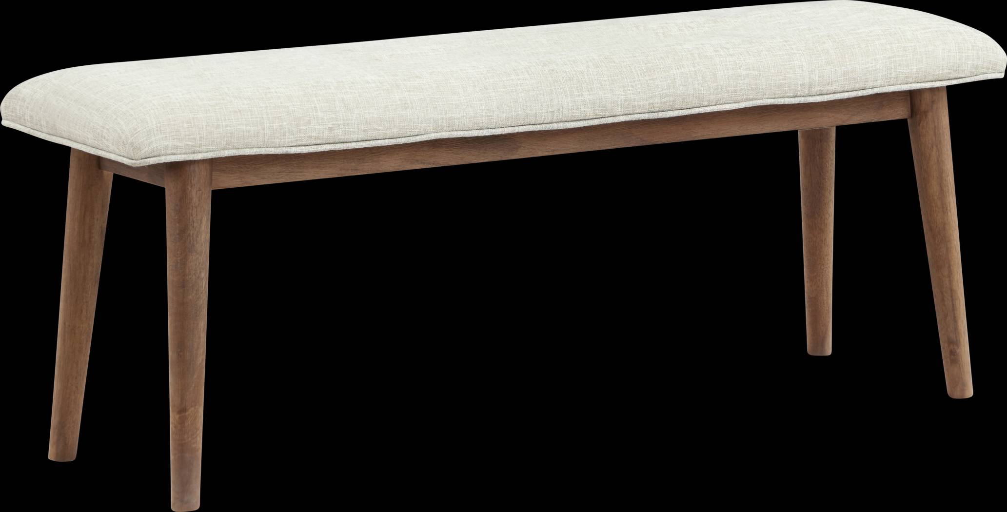 Wimbash Cream Dining Bench - Thumbnail - Image 1