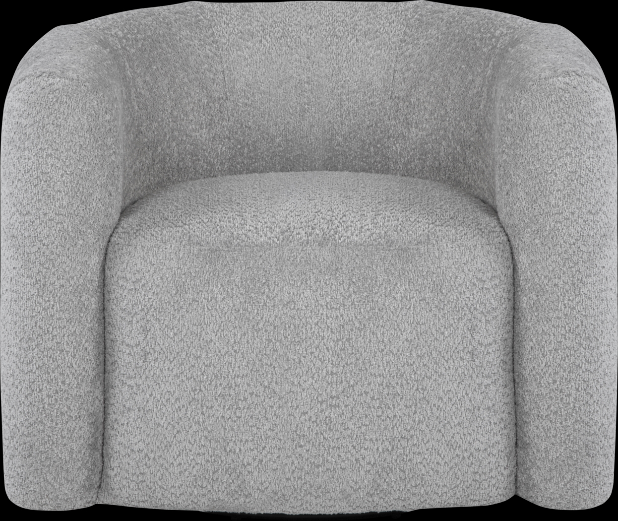 Wimbley Silver Swivel Accent Chair - Thumbnail - Image 2