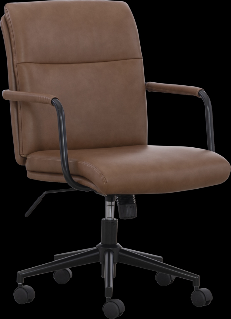 Wimbrel Cognac Office Chair - Thumbnail - Image 1