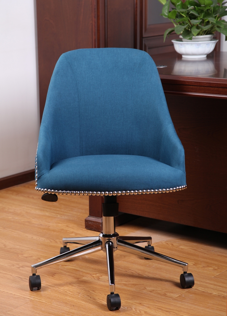Wimpson Lane Blue Desk Chair - Thumbnail - Image 2