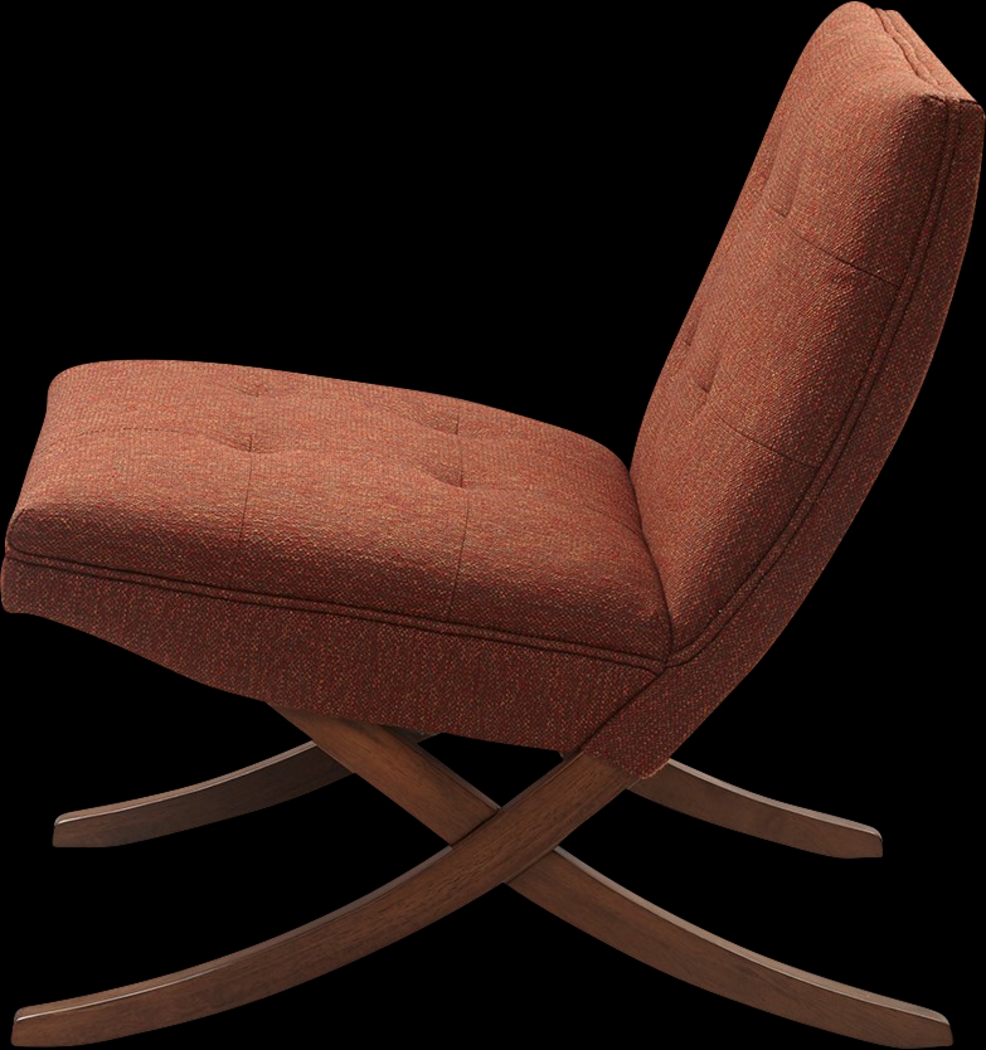 Winbourne Orange Accent Chair - Thumbnail - Image 4