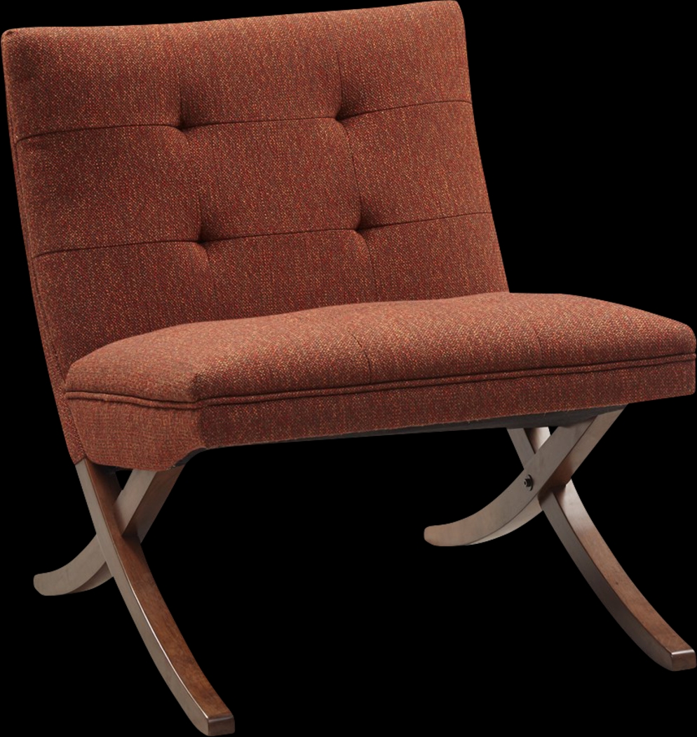 Winbourne Orange Accent Chair - Thumbnail - Image 1