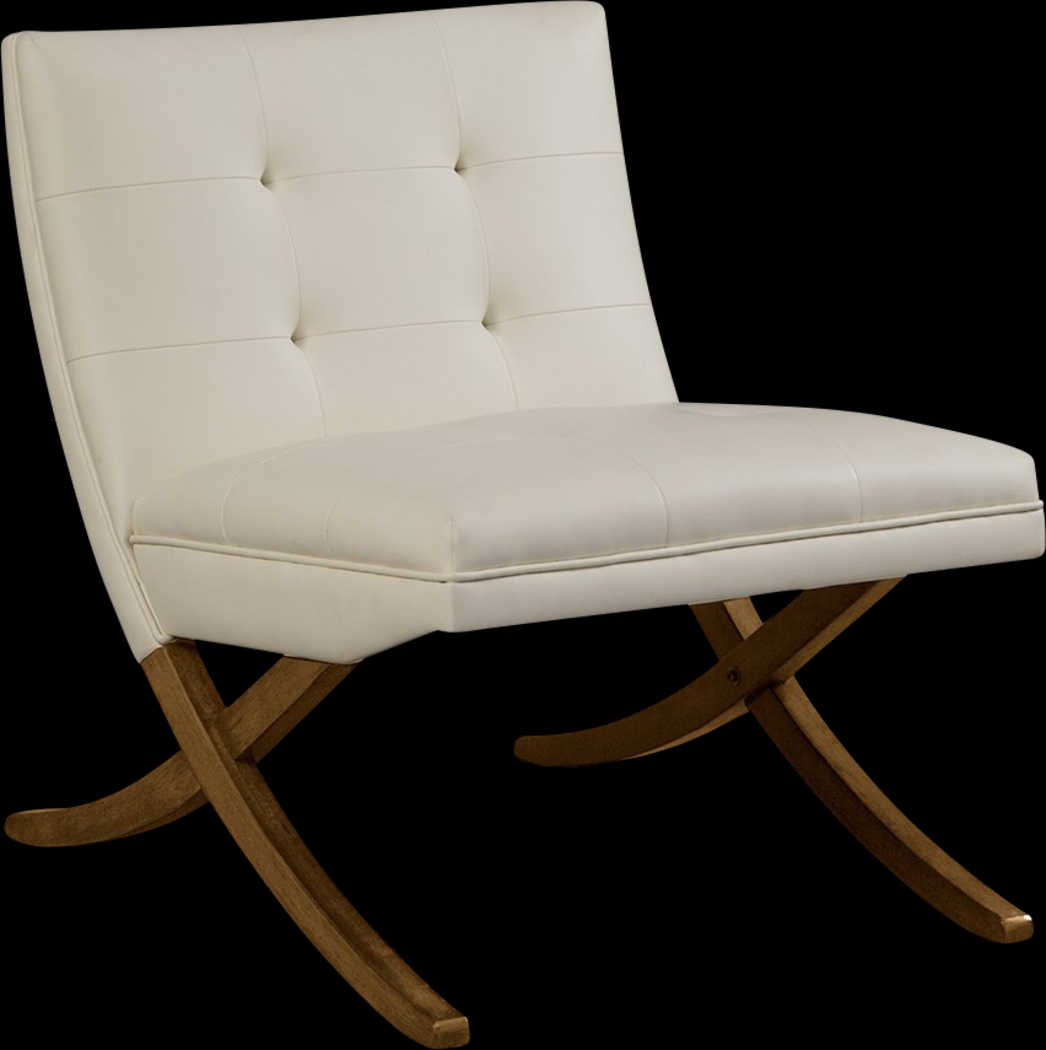 Winbourne White Accent Chair - Thumbnail - Image 1